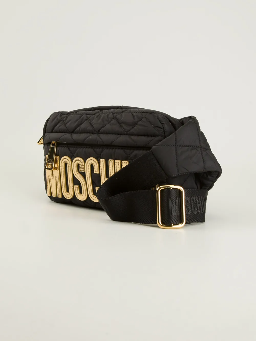 фото Moschino стеганя сумка-пояс