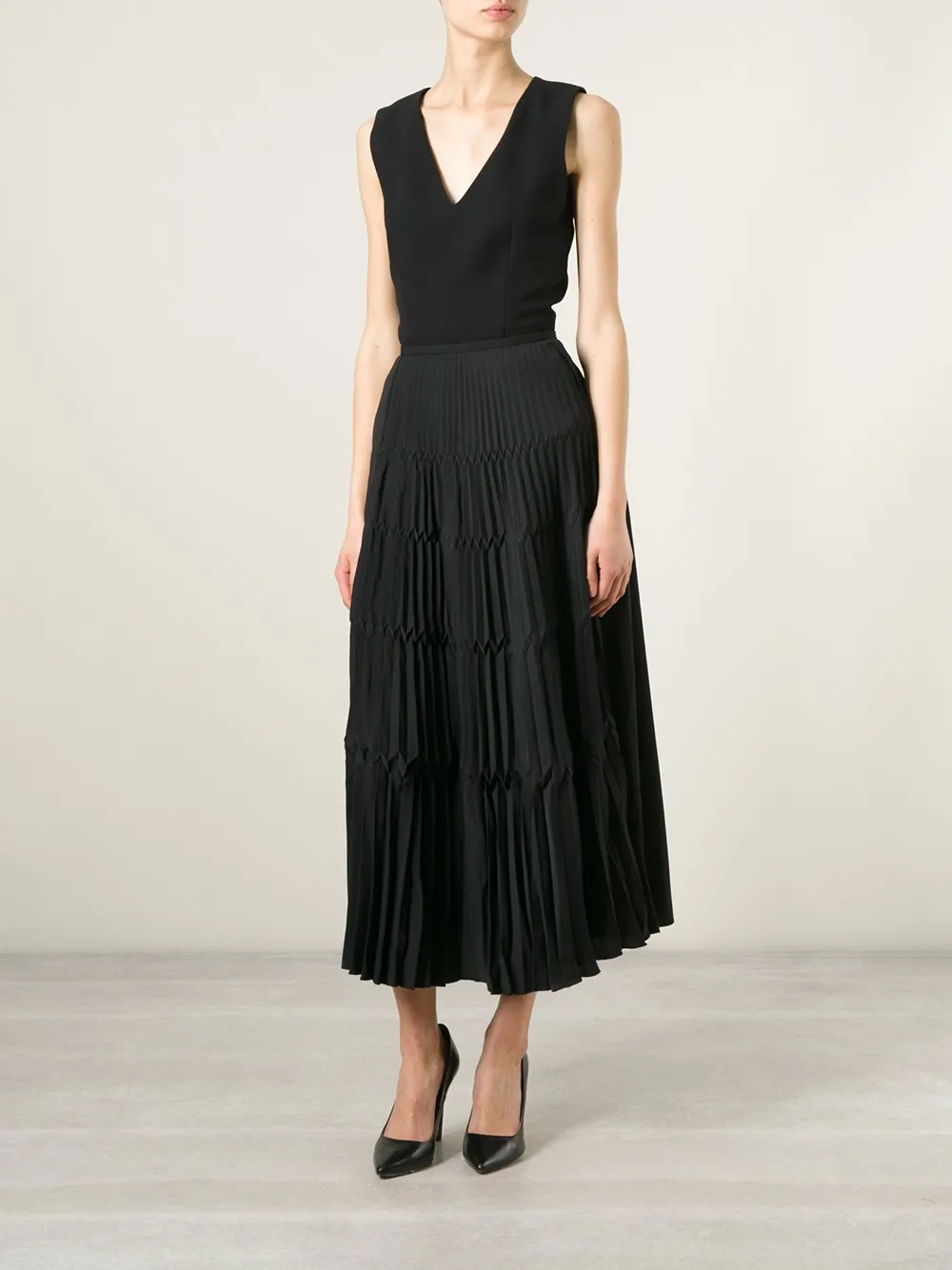 christiandior2号套裙,christiandior短袖 christian dior vintage pleated skirt