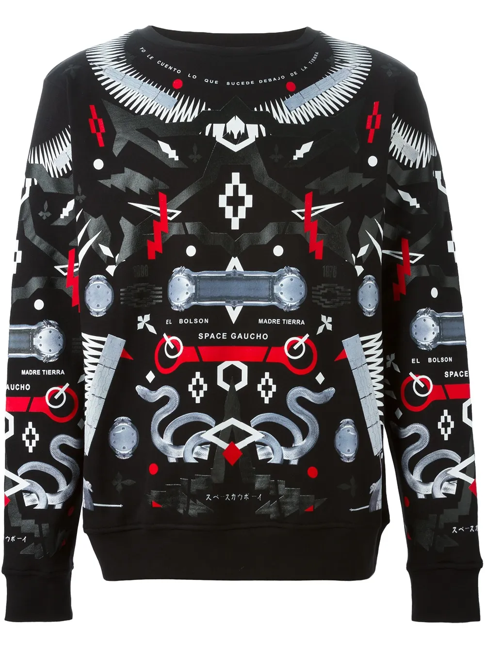 Marcelo Burlon County of Milan graphic print sweatshirt - Black