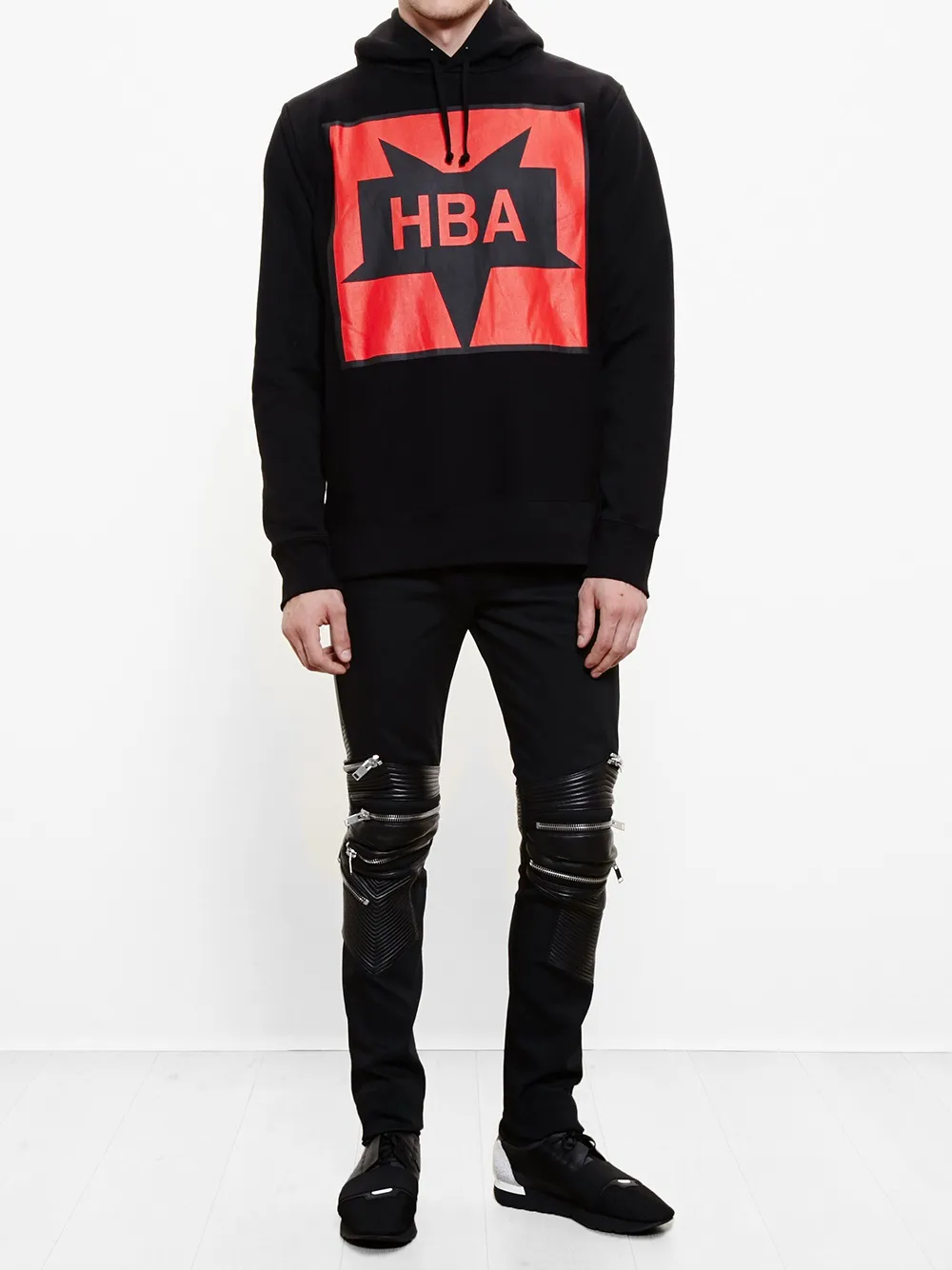 фото Hood by air толстовка с принтом-логотипом