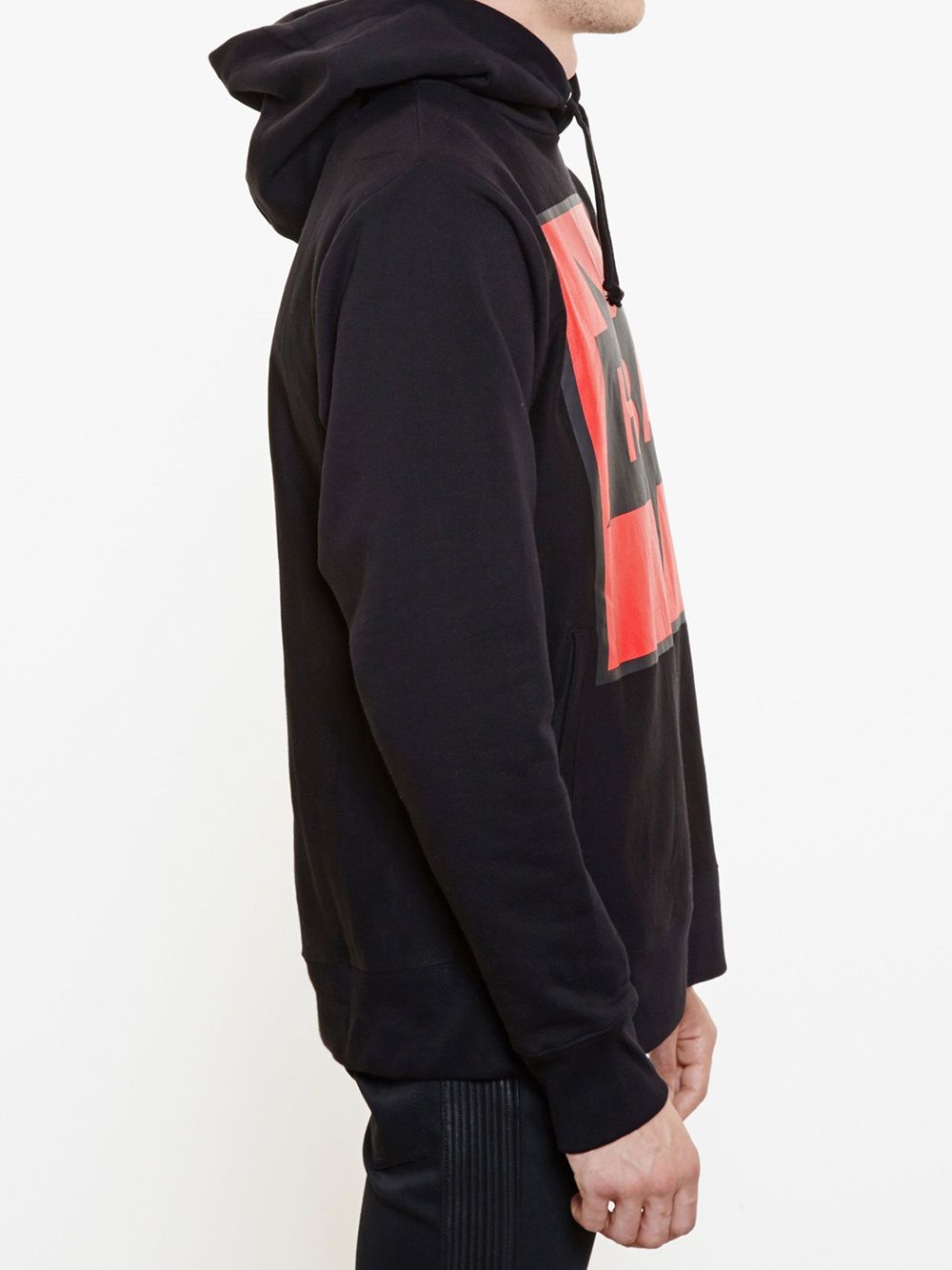 фото Hood by air толстовка с принтом-логотипом