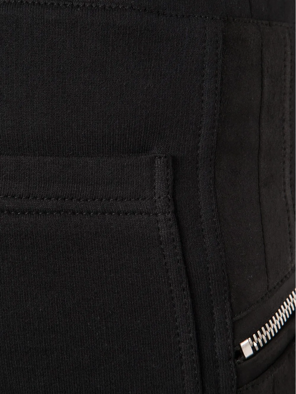 фото Balmain байкерские спортивные штаны кроя скинни