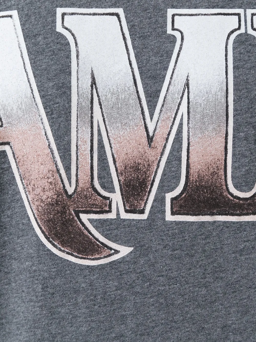 ami alexandre mattiussi front logo print t-shirt