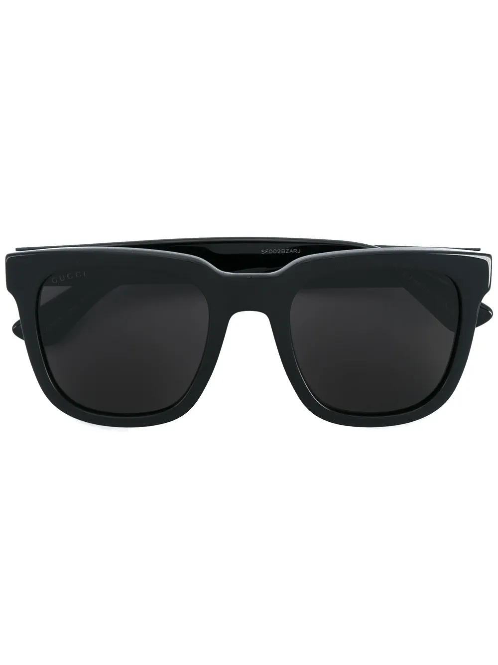 Gucci Eyewear Rectangular Frame Sunglasses - Black