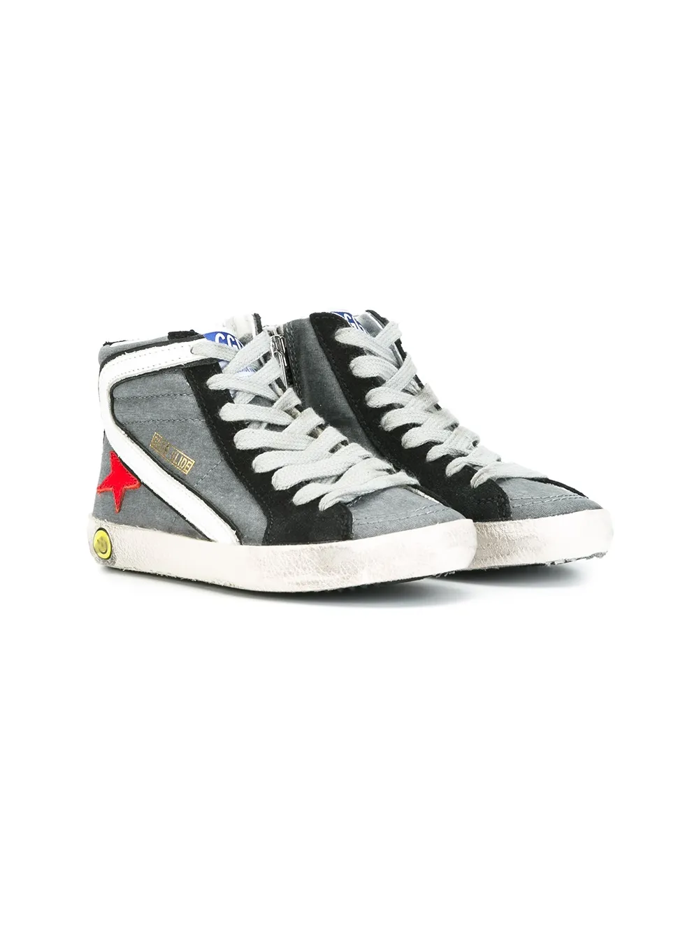 Golden Goose Kids хайтопы 'Slide' G29KS008C2