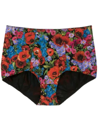 Dolce Gabbana Floral Print Bikini Bottoms Farfetch