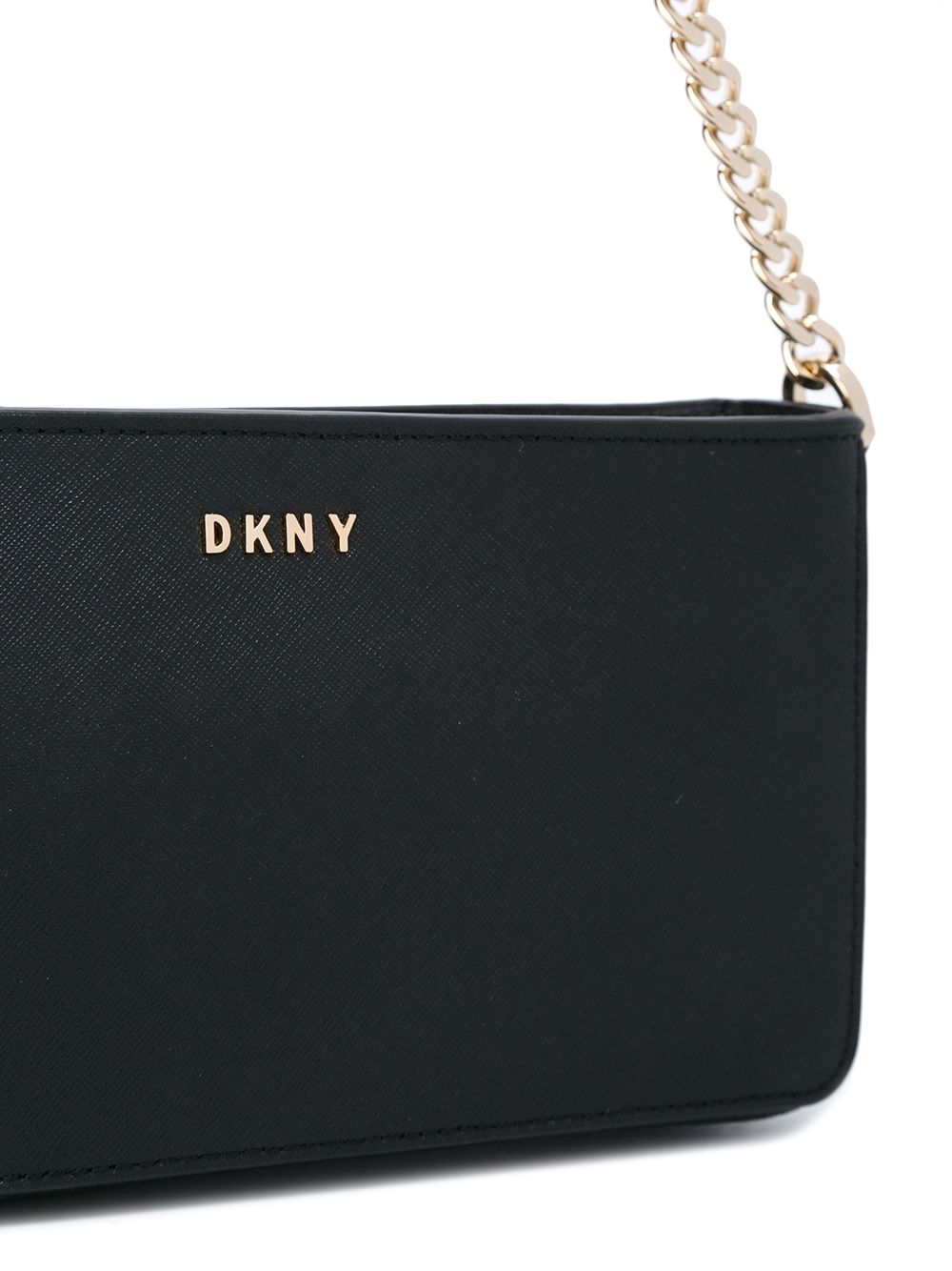 dkny small logo plaque crossbody bag