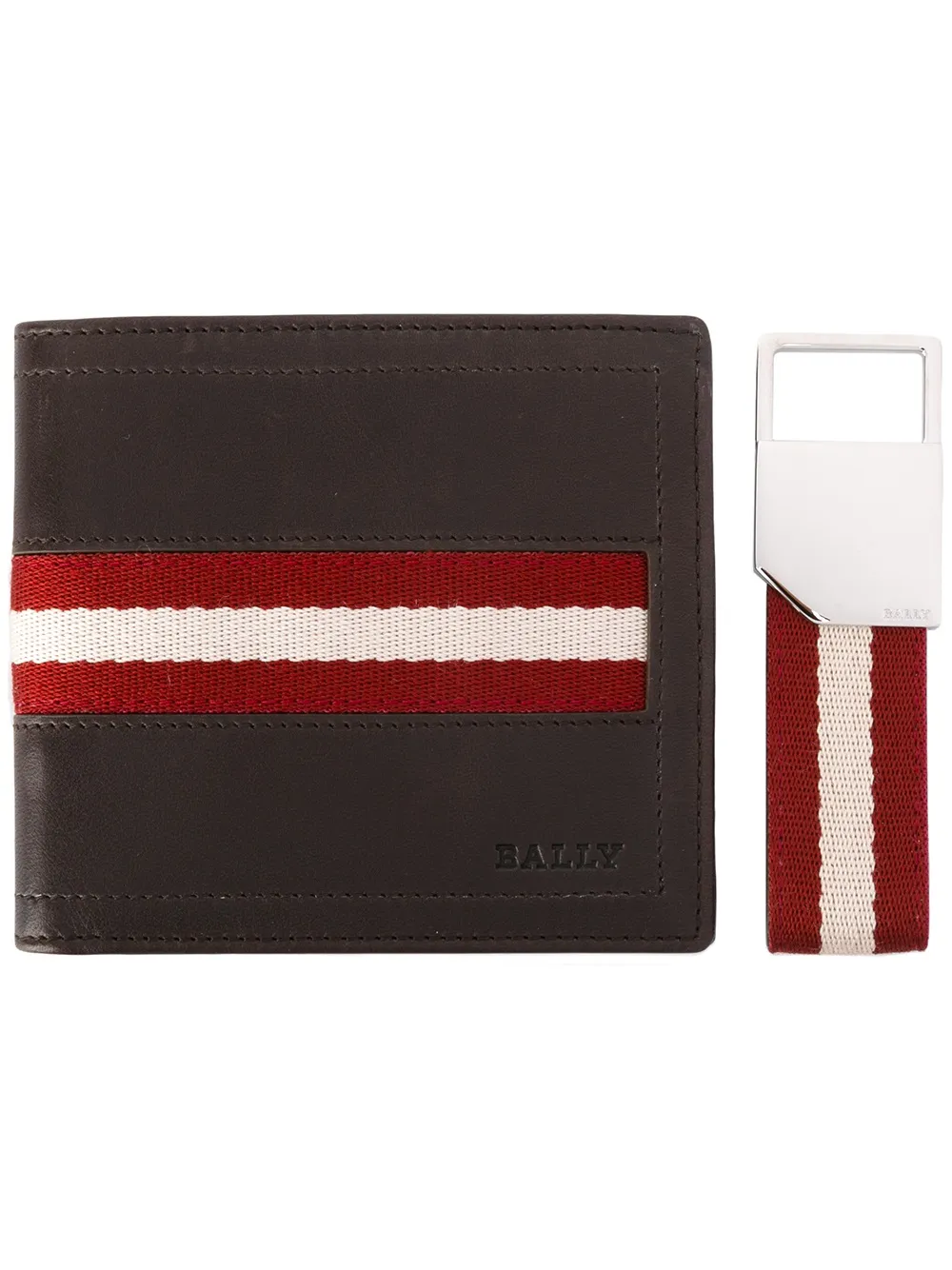 bally wallet & keyring gift box