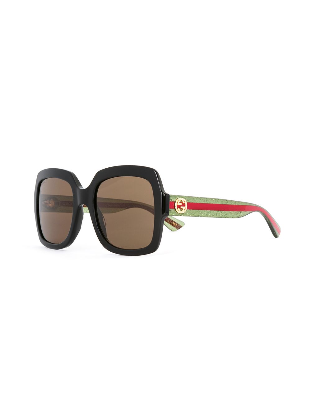 фото Gucci eyewear солнцезащитные очки с квадратной оправой