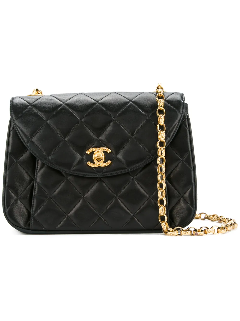 chanel vintage turn-lock bijou chain bag