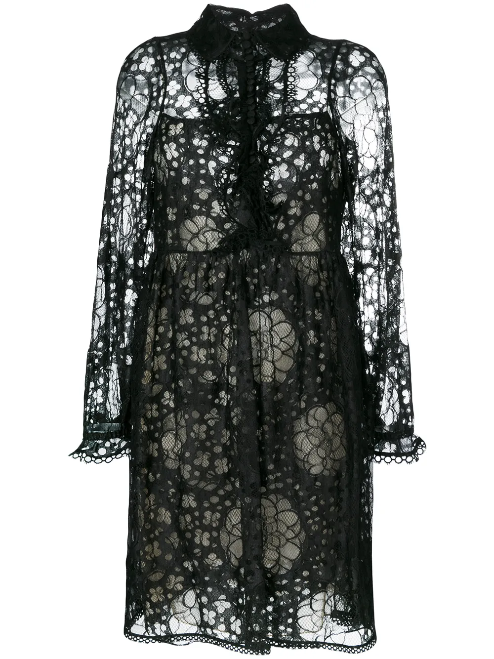 lace skater dress