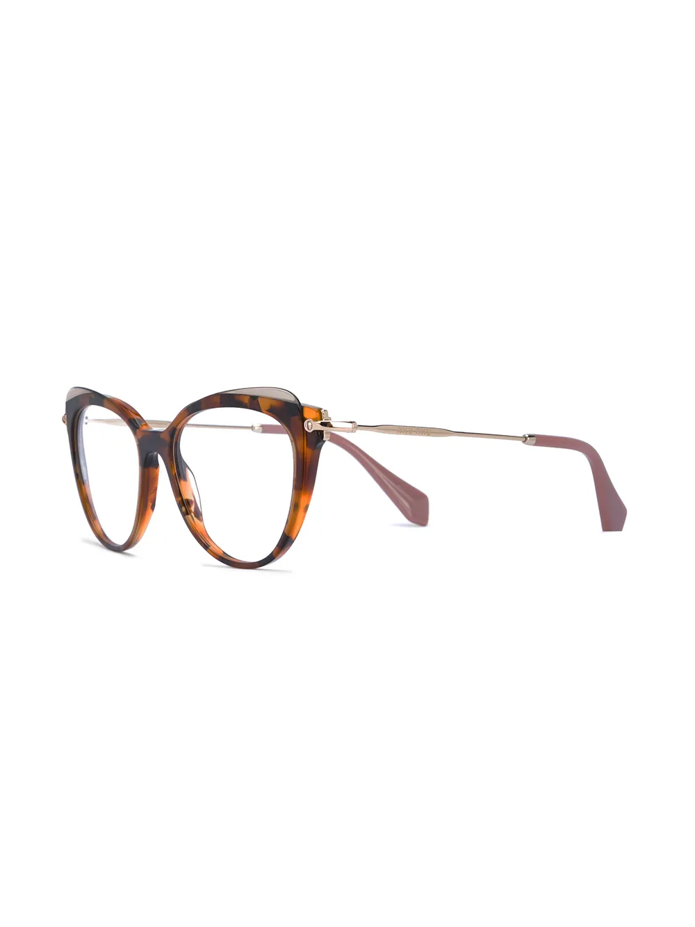miu miu eyewear cat eye glasses