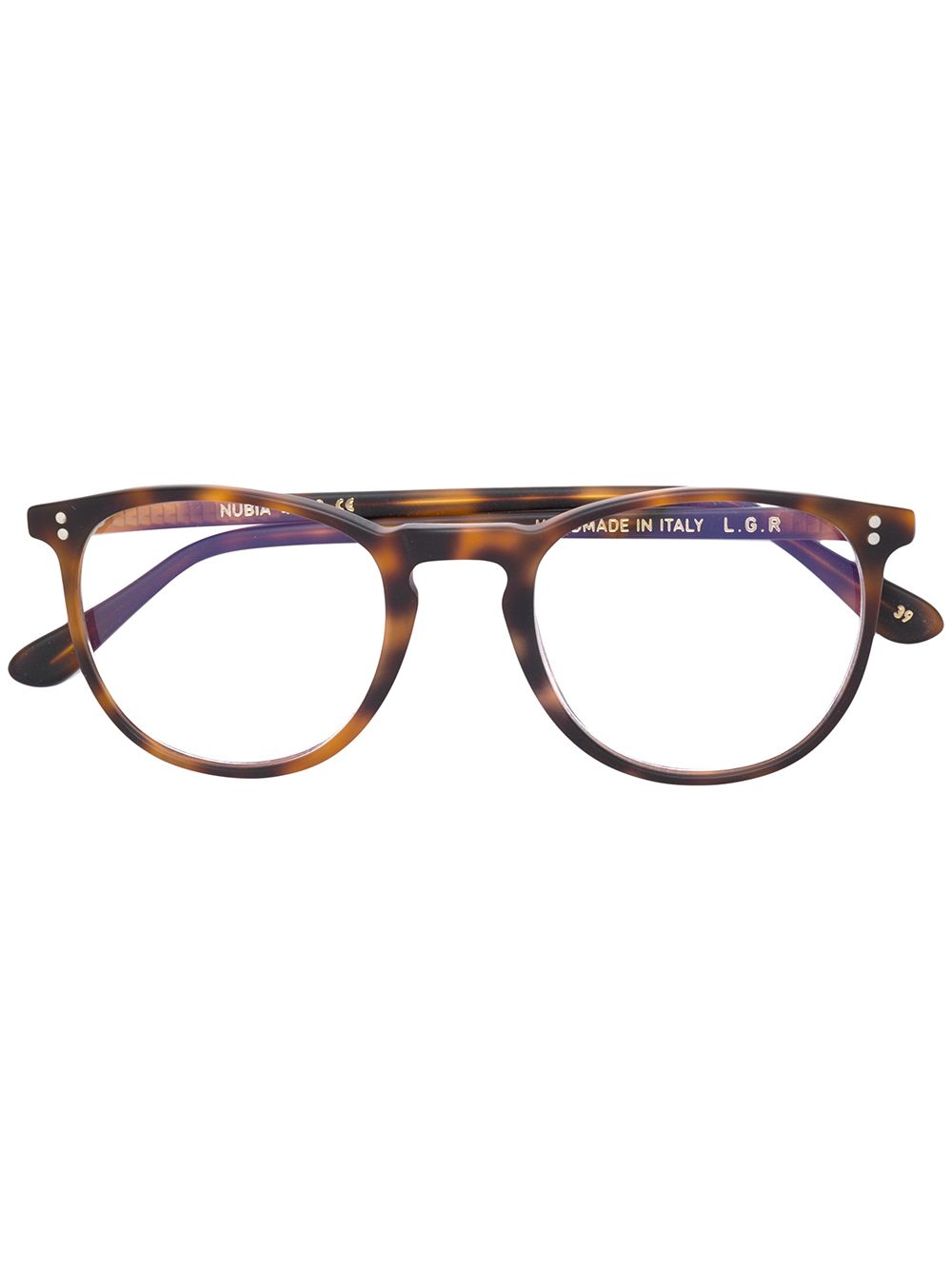 tortoiseshell round glasses