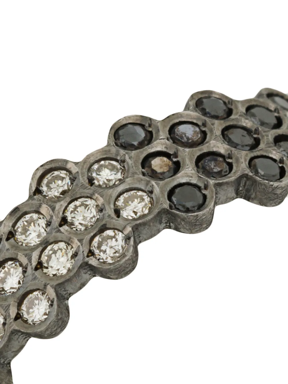 фото Savoir joaillerie кольцо 'she' с черно-белыми бриллиантами