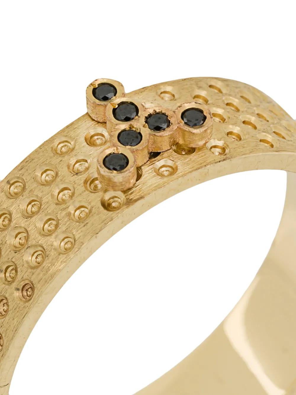 фото Savoir joaillerie кольцо 'lui' с черными бриллиантами