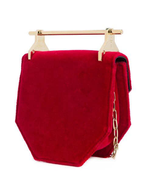 M2MALLETIER Red Velvet Mini Amor Fati Bag In Lipstick Red ModeSens