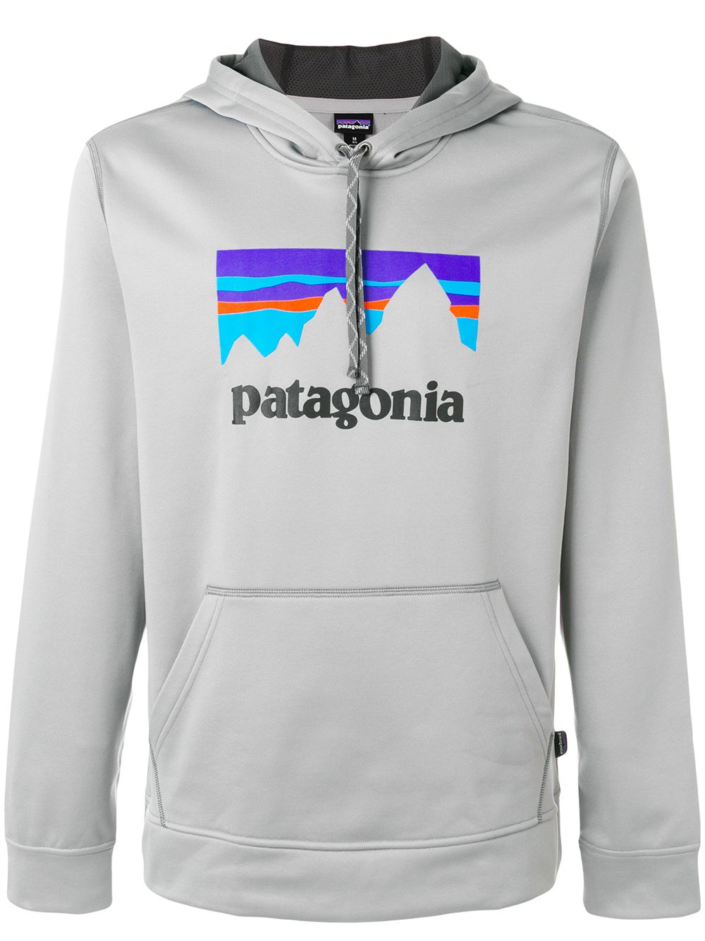 patagonia logo print hoodie