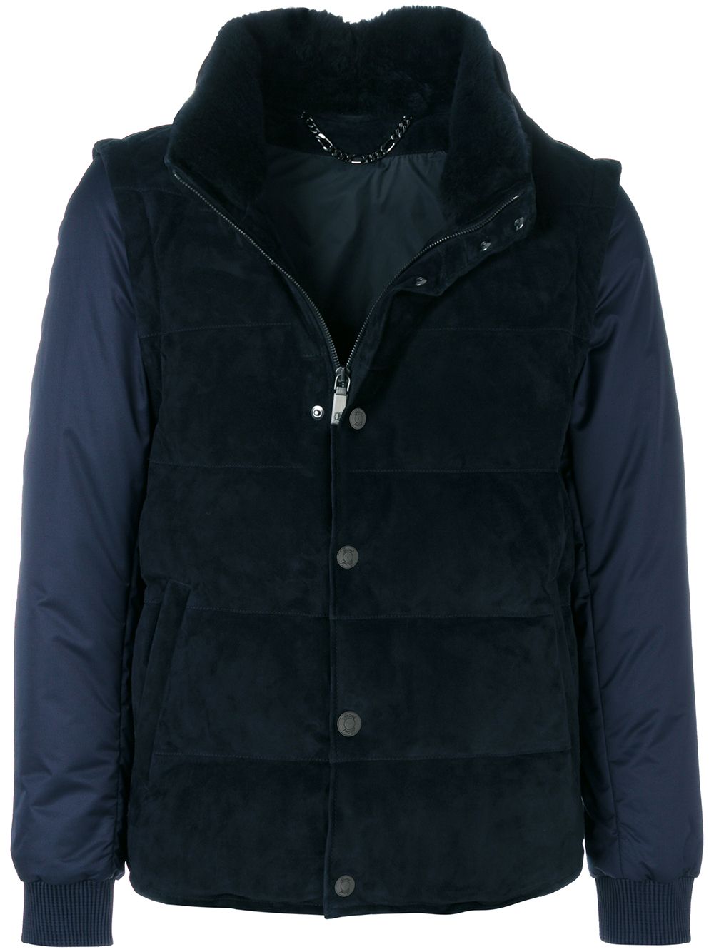 gilet-look padded jacket