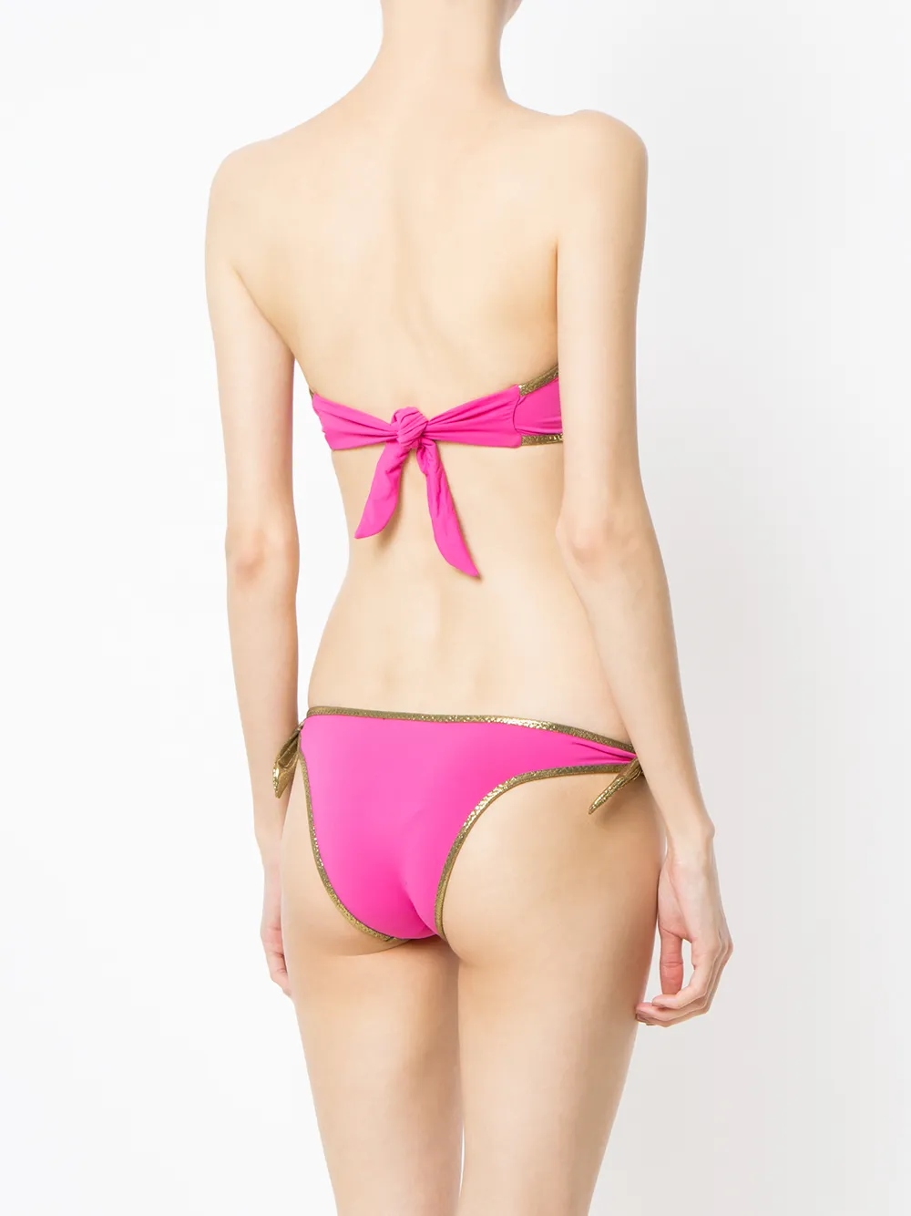 Amir Slama Bandeau Bikini Set Farfetch