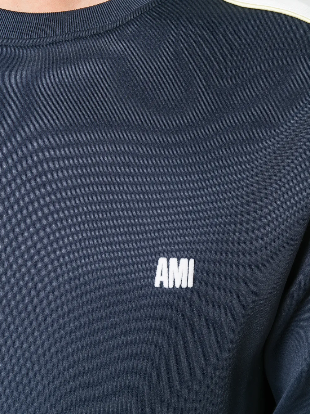 фото Ami paris толстовка с круглым вырезом