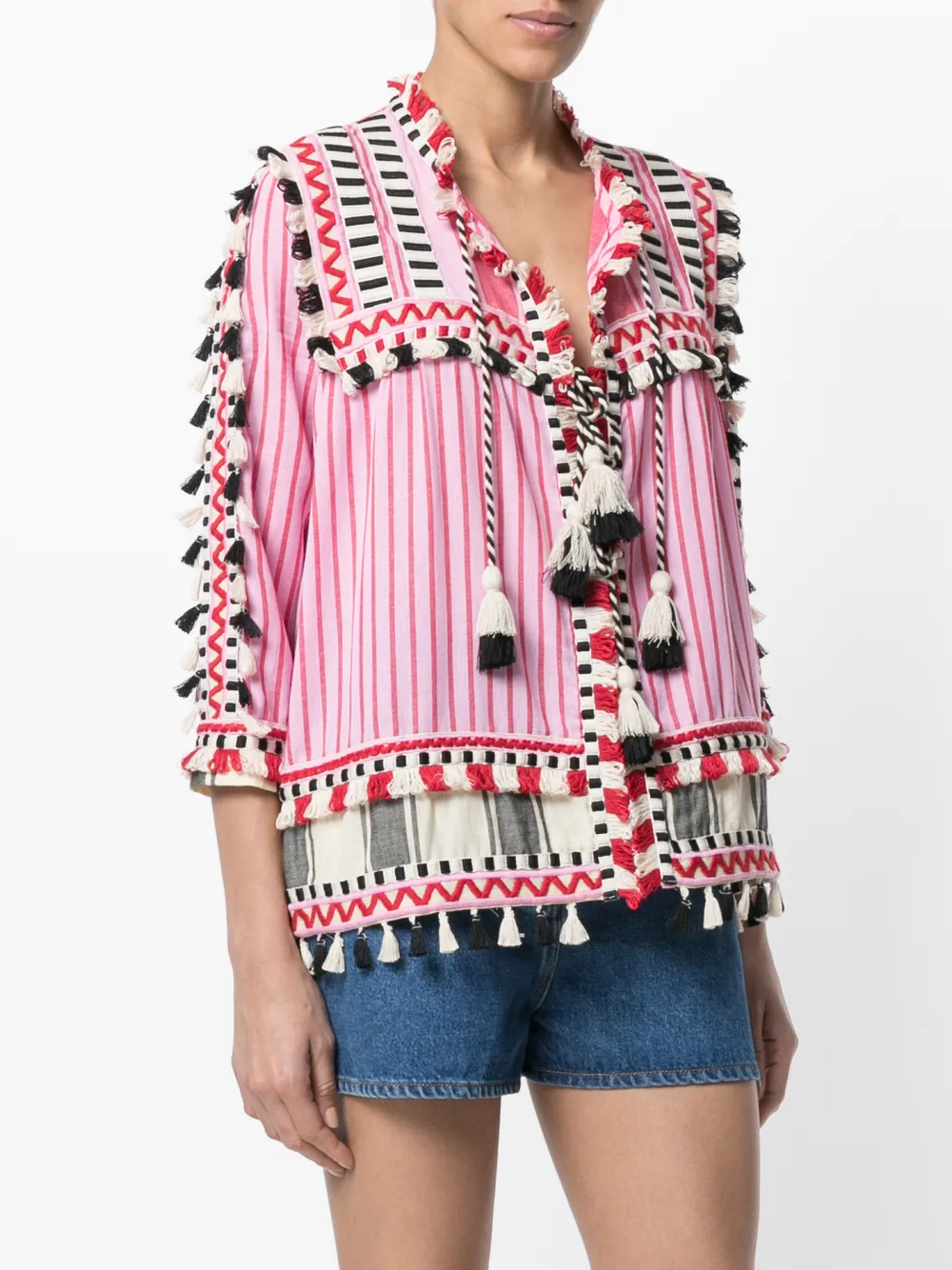 dodo bar or tassel detail blouse farfetch
