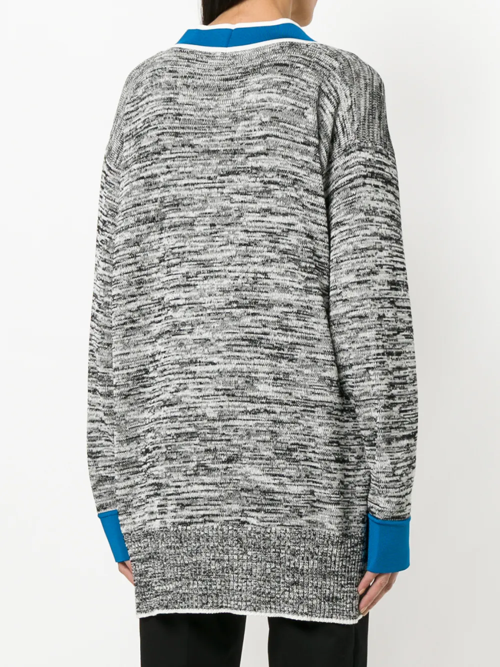 v-neck oversized sweater