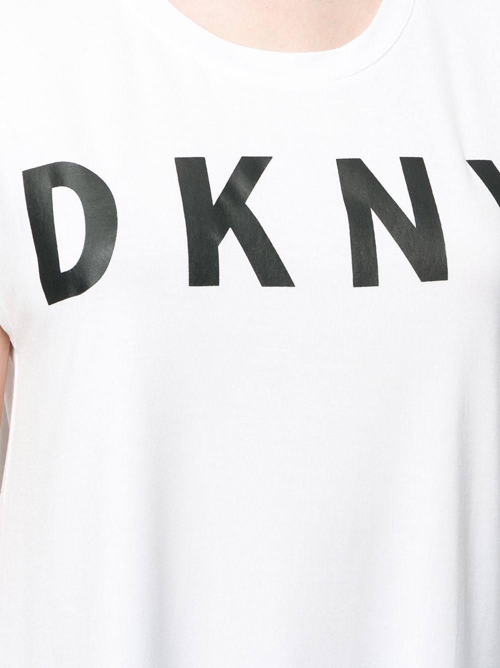 dkny logo patch t-shirt