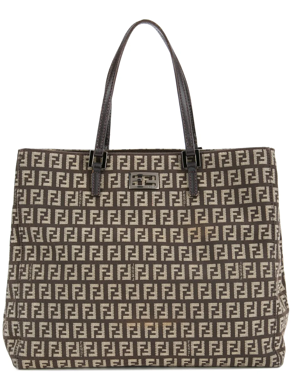 Fendi Pre Owned Zucca Pattern Tote Bag Farfetch