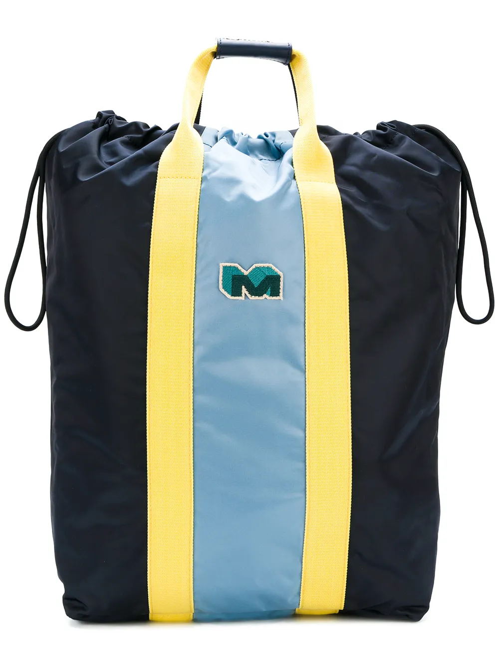 Marni colour block backpack - Blue