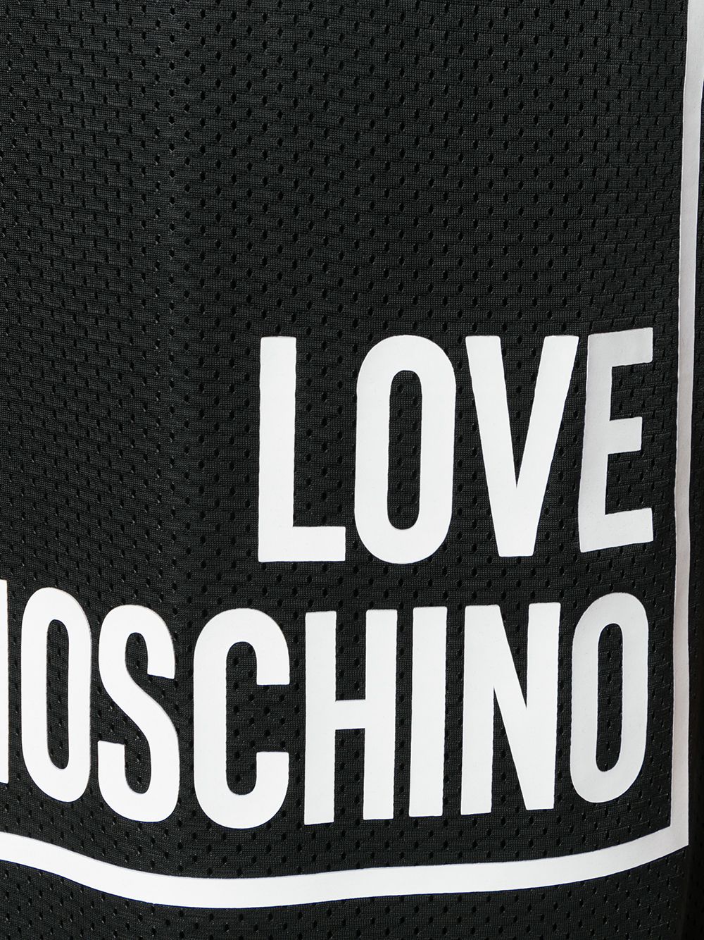 love moschino logo print t-shirt dress