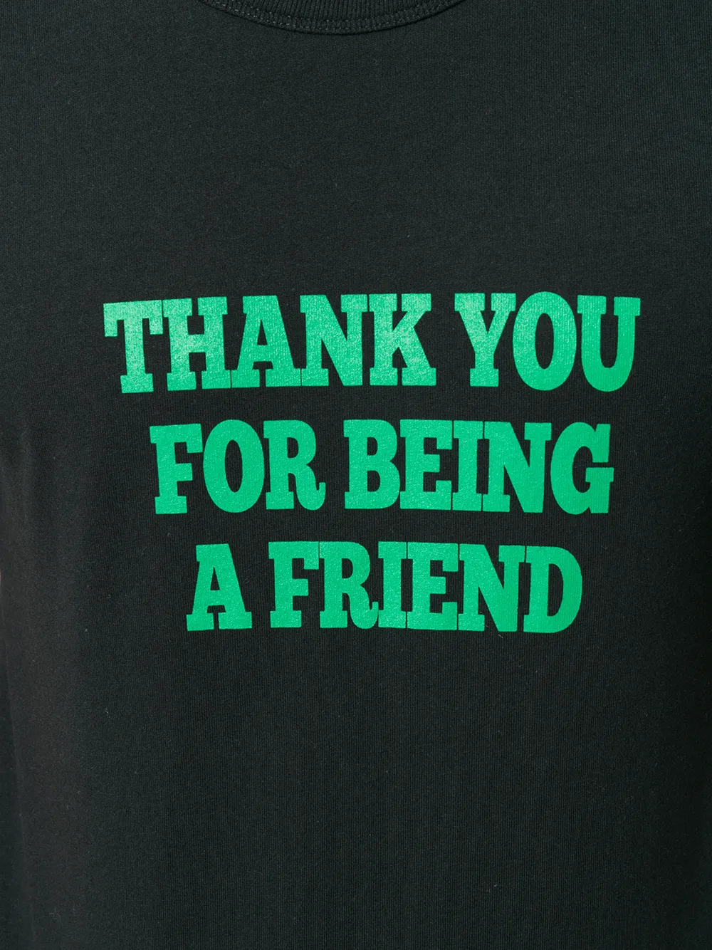 фото Ami paris футболка с принтом 'thank you for being a friend'