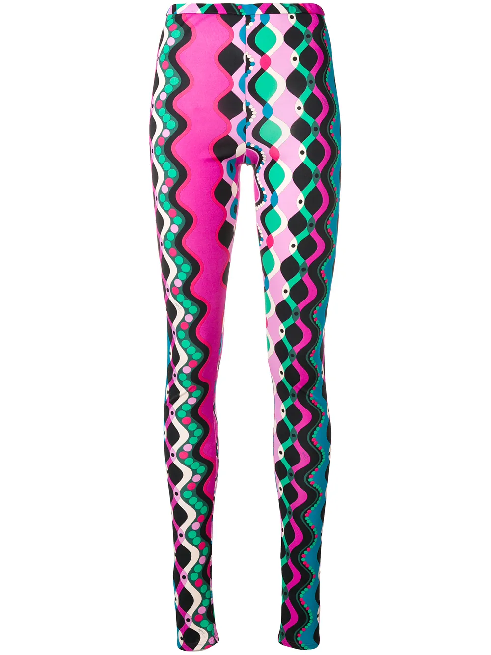 PUCCI abstract print leggings - Pink