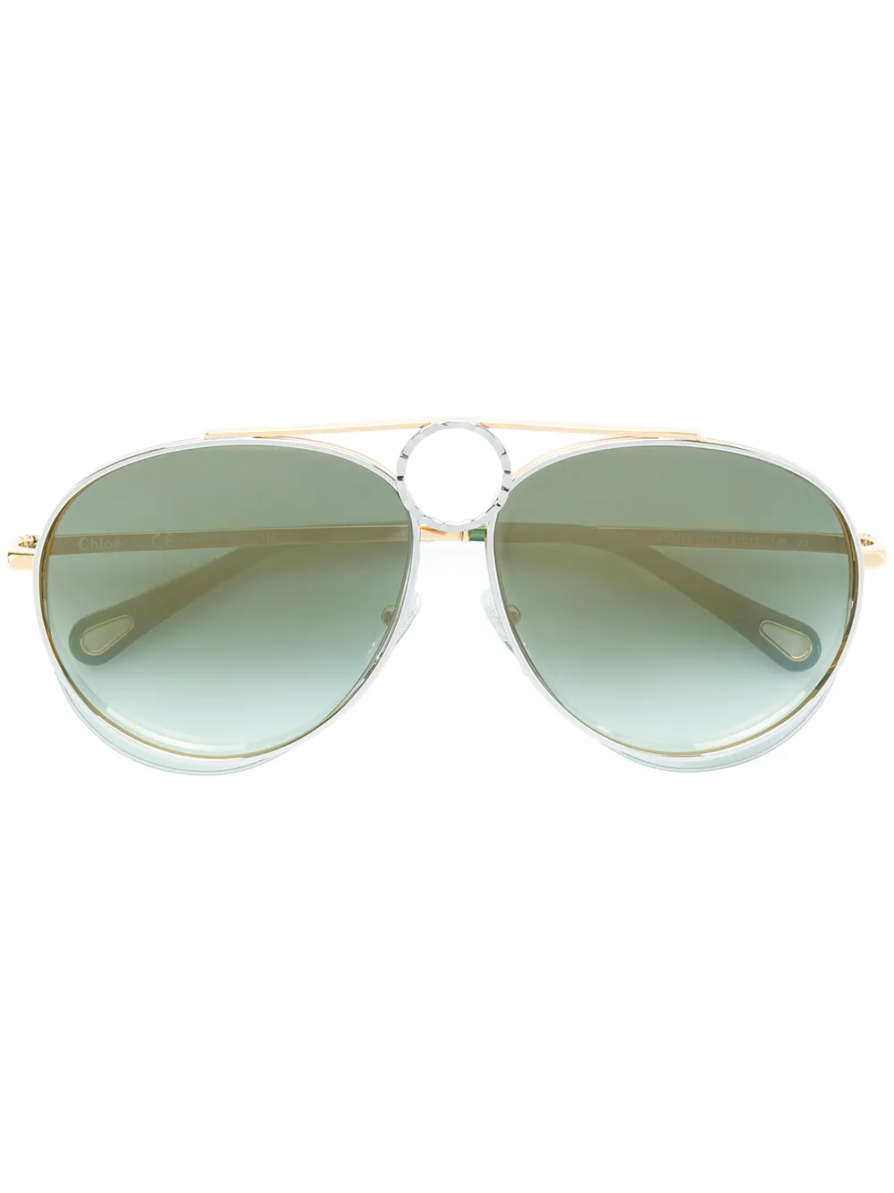 фото Chloé eyewear солнцезащитные очки-авиаторы