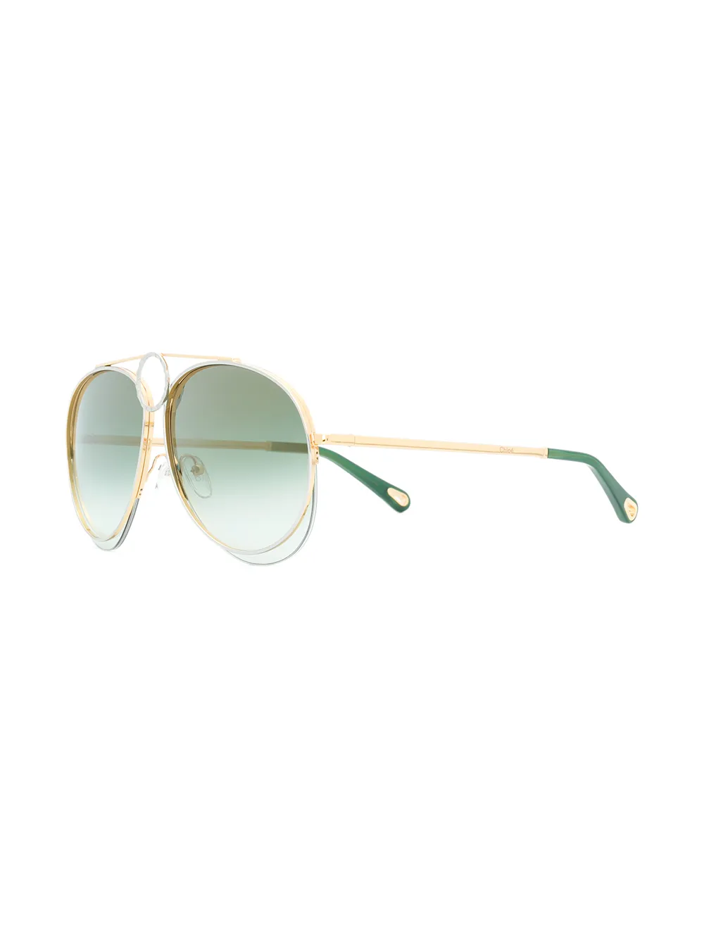 фото Chloé eyewear солнцезащитные очки-авиаторы
