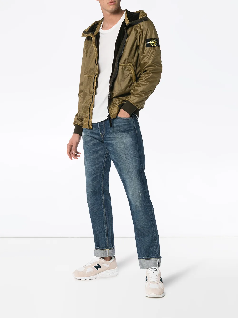 фото Stone island легкая куртка