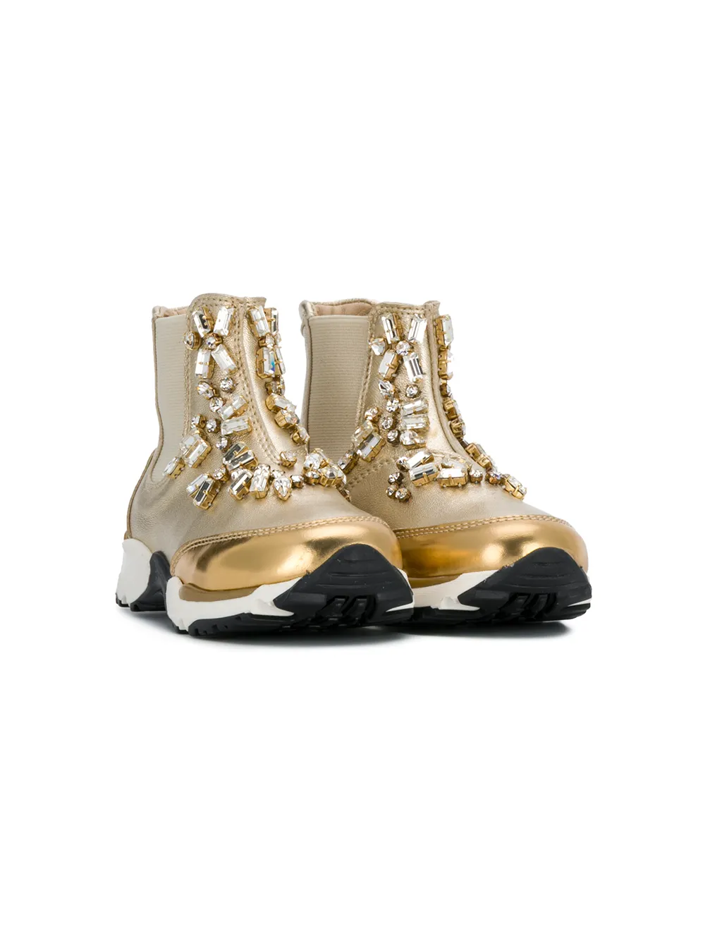Ermanno Scervino Junior хайтопы с камнями 46219K