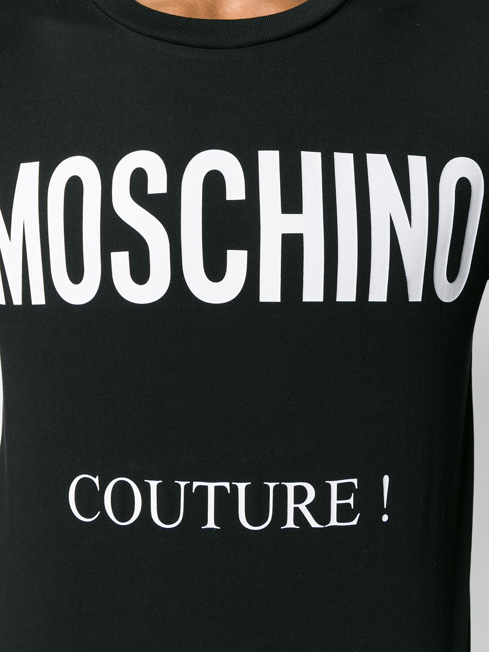 moschino logo print t-shirt