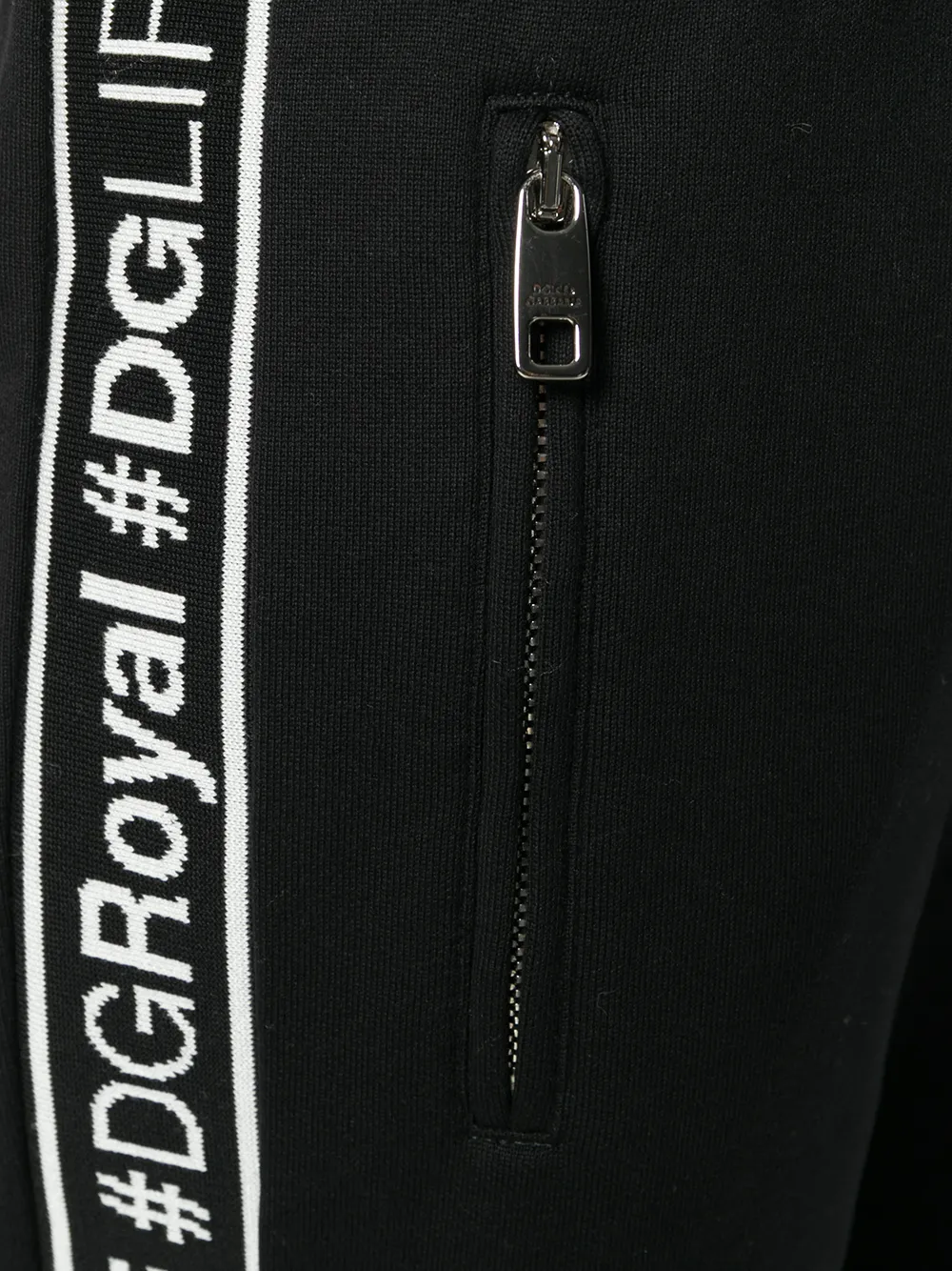 фото Dolce & gabbana трикотажные брюки с логотипом