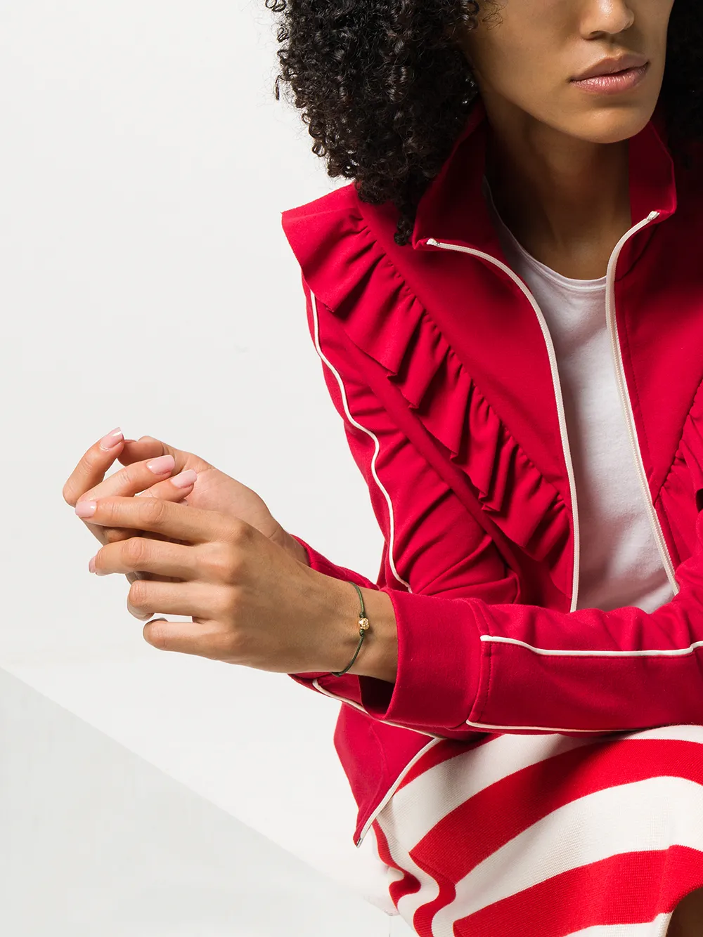 фото Shamballa jewels браслет orb с подвеской из желтого золота с бриллиантом