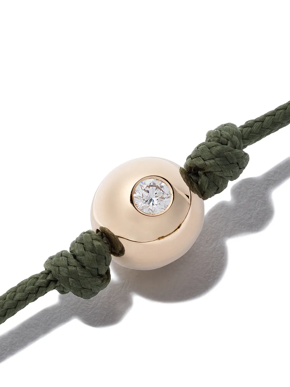 фото Shamballa jewels браслет orb с подвеской из желтого золота с бриллиантом