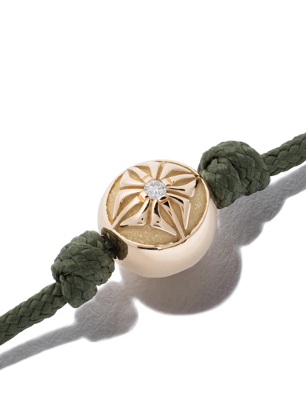 фото Shamballa jewels браслет orb с подвеской из желтого золота с бриллиантом