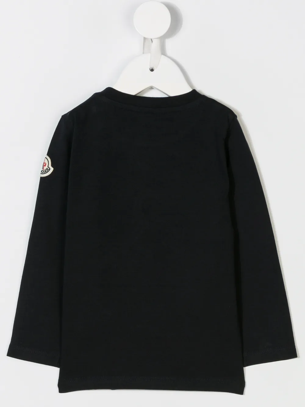 фото Moncler enfant футболка с вышивкой птицы