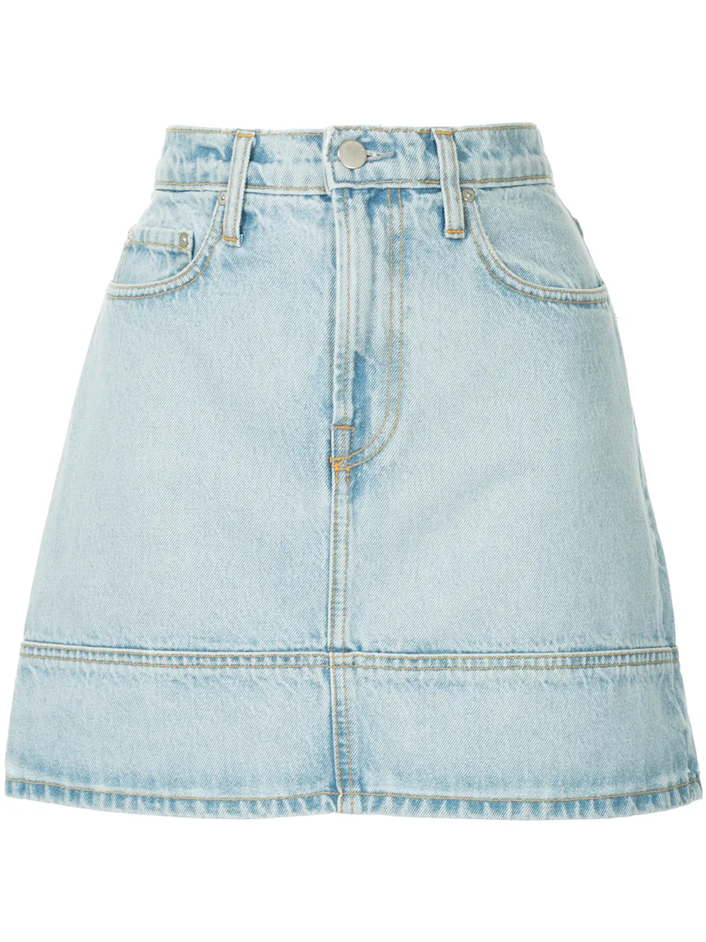 фото Nobody denim джинсовая юбка мини 'seam'
