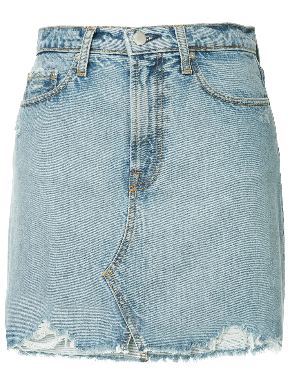 фото Nobody denim юбка мини 'piper' с рваными деталями