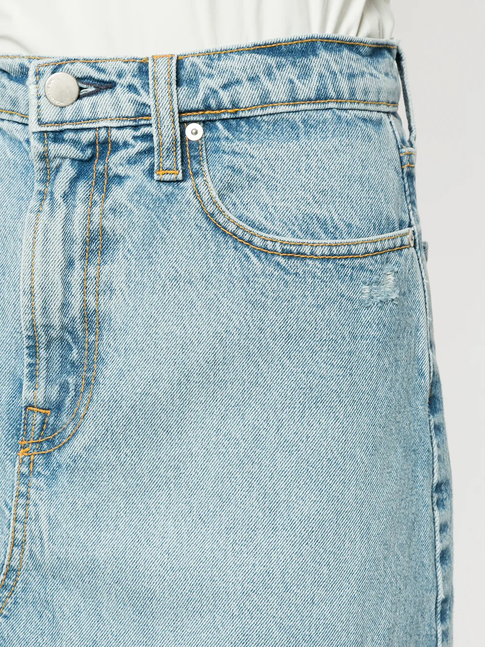 фото Nobody denim юбка мини 'piper' с рваными деталями