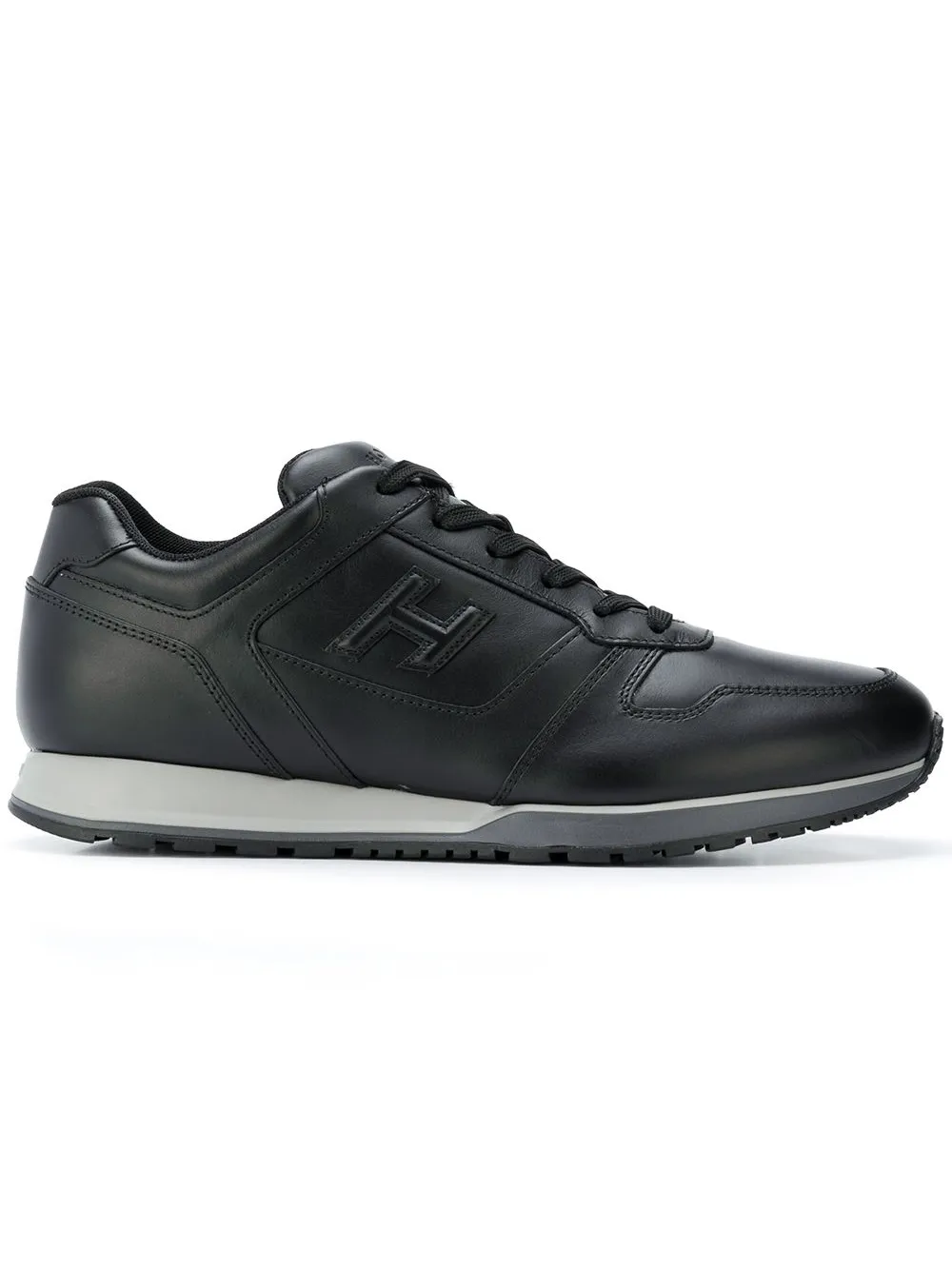 Hogan tenis bajos con logo - Negro
