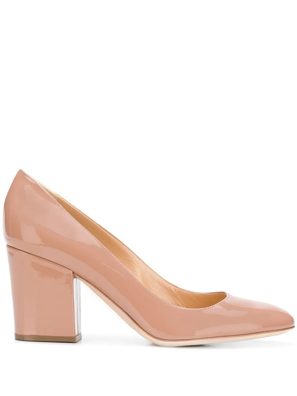 Sergio Rossi block heel pumps - Neutro