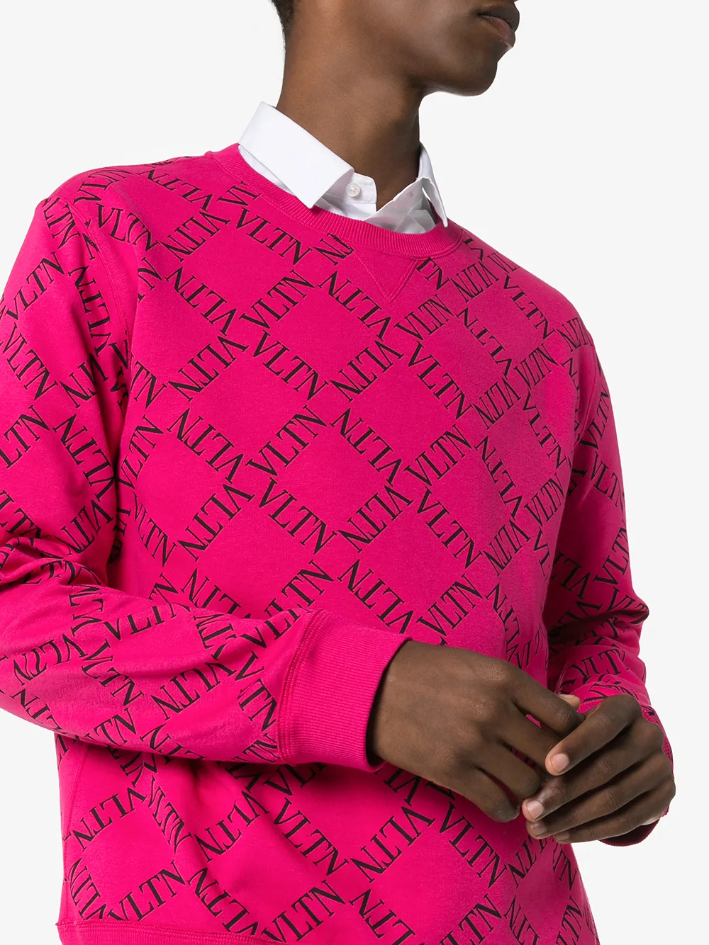 valentino vltn logo sweatshirt
