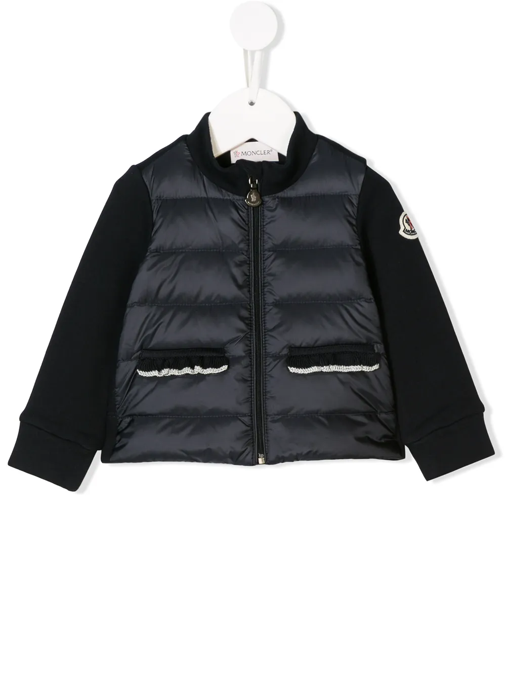фото Moncler enfant дутая куртка-бомбер