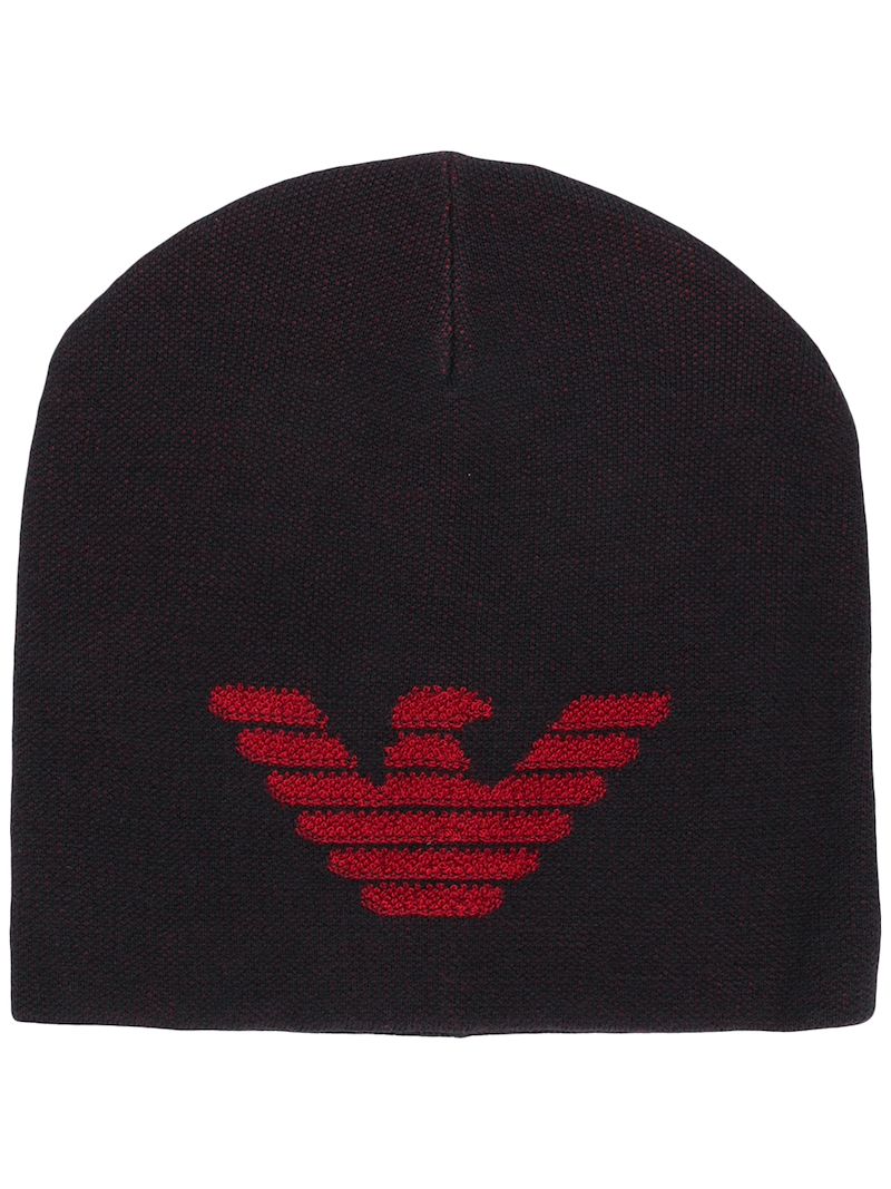 emporio armani(安普里奥·阿玛尼 emporio armani logo beanie hat